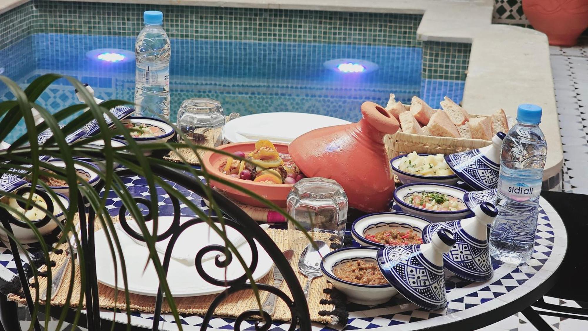 Riad Diamant Bleu Fez Exterior foto